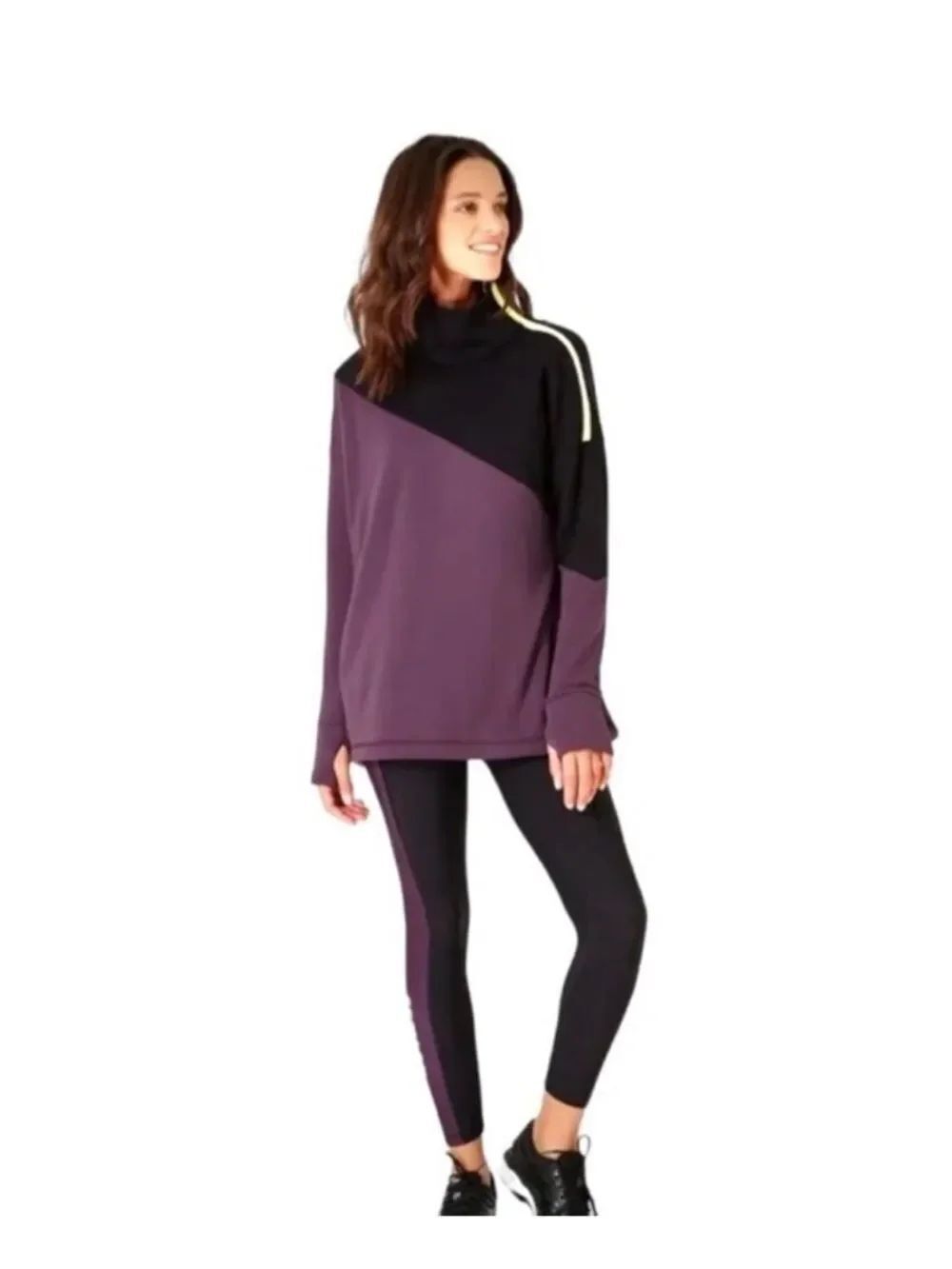 Sweaty BettyโInfield Thermal Color Block Pullover Size Small